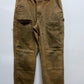 Carhartt Brown Double Knee Carpenter Pants Size 33x30