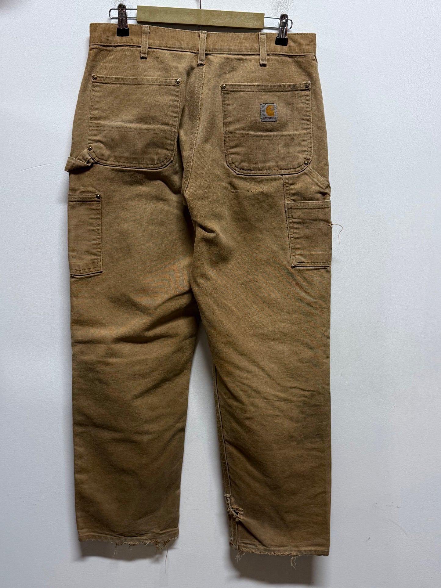 Carhartt Brown Double Knee Carpenter Pants Size 33x30