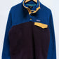 Patagonia Synchilla Snap T Blue Purple Fleece Sweater Size Medium