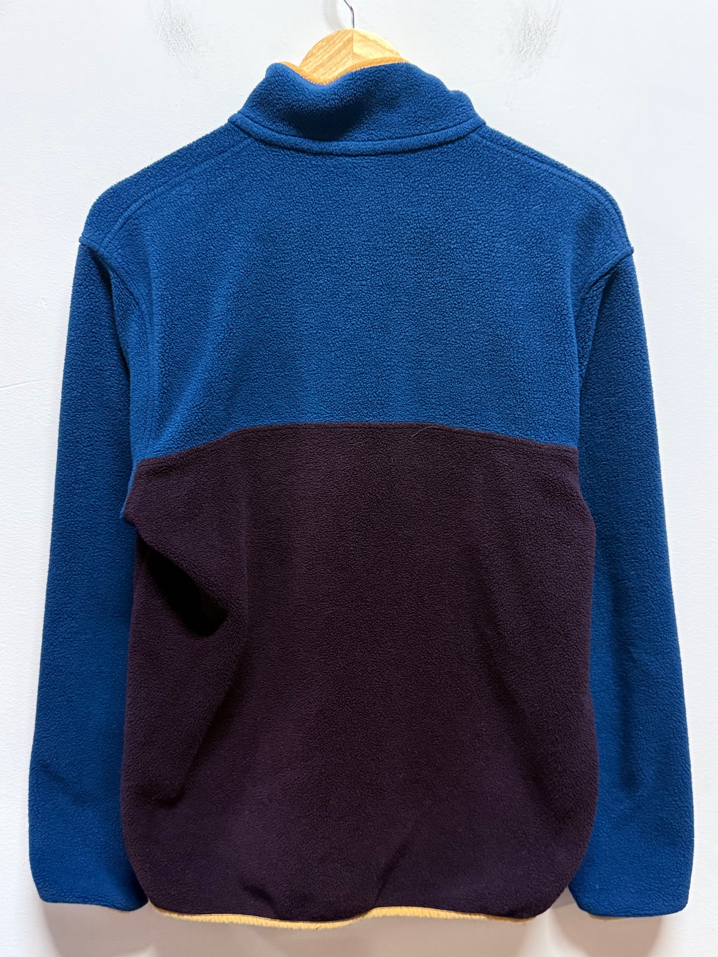 Patagonia Synchilla Snap T Blue Purple Fleece Sweater Size Medium