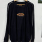 Harley Davidson Classic Logo Long Sleeve Black Sweater Size XL