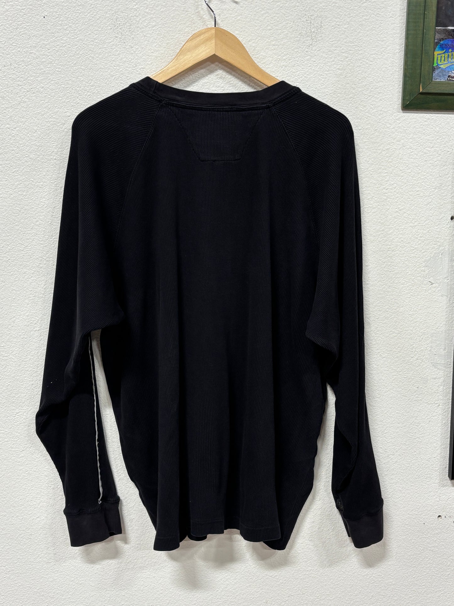 Harley Davidson Classic Logo Long Sleeve Black Sweater Size XL