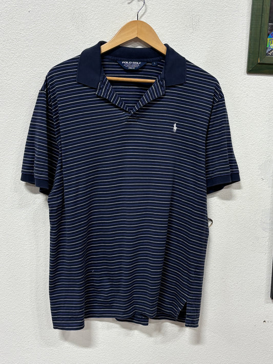 Polo Golf Ralph Lauren Striped Polo Shirt Size Large