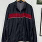 Vintage Starter Black Windbreaker Jacket Size XXL