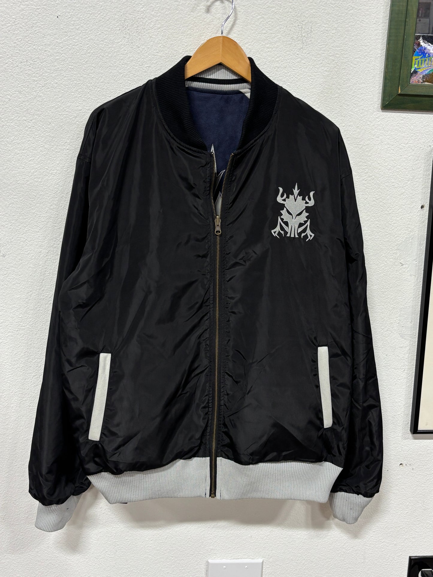 Kill La Kill Anime Gear Reversible Bomber Jacket Size XL