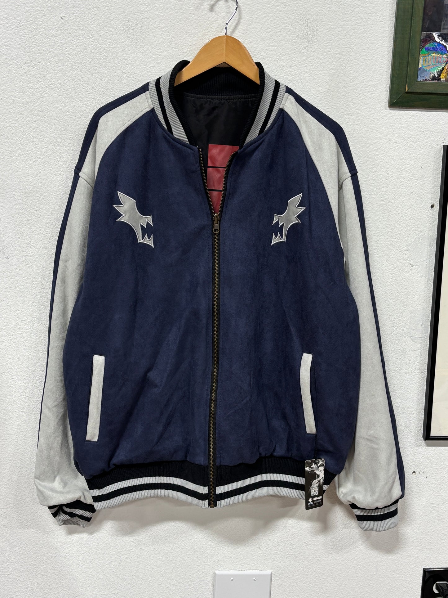 Kill La Kill Anime Gear Reversible Bomber Jacket Size XL