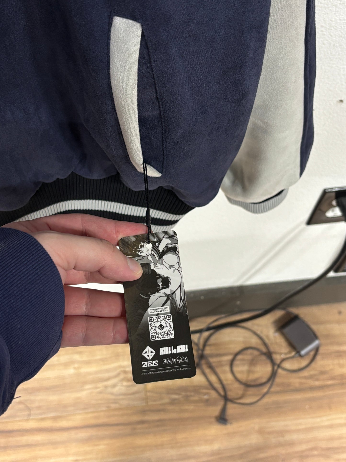 Kill La Kill Anime Gear Reversible Bomber Jacket Size XL