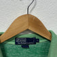Vintage Polo Ralph Lauren Green Purple Striped Polo Shirt Size Large