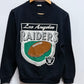 Vintage 80's Los Angeles Raiders NFL Logo Crewneck Sweater Size Small