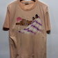 Vintage 1988 New Mexico Native American Art Graphic Tee Size XL