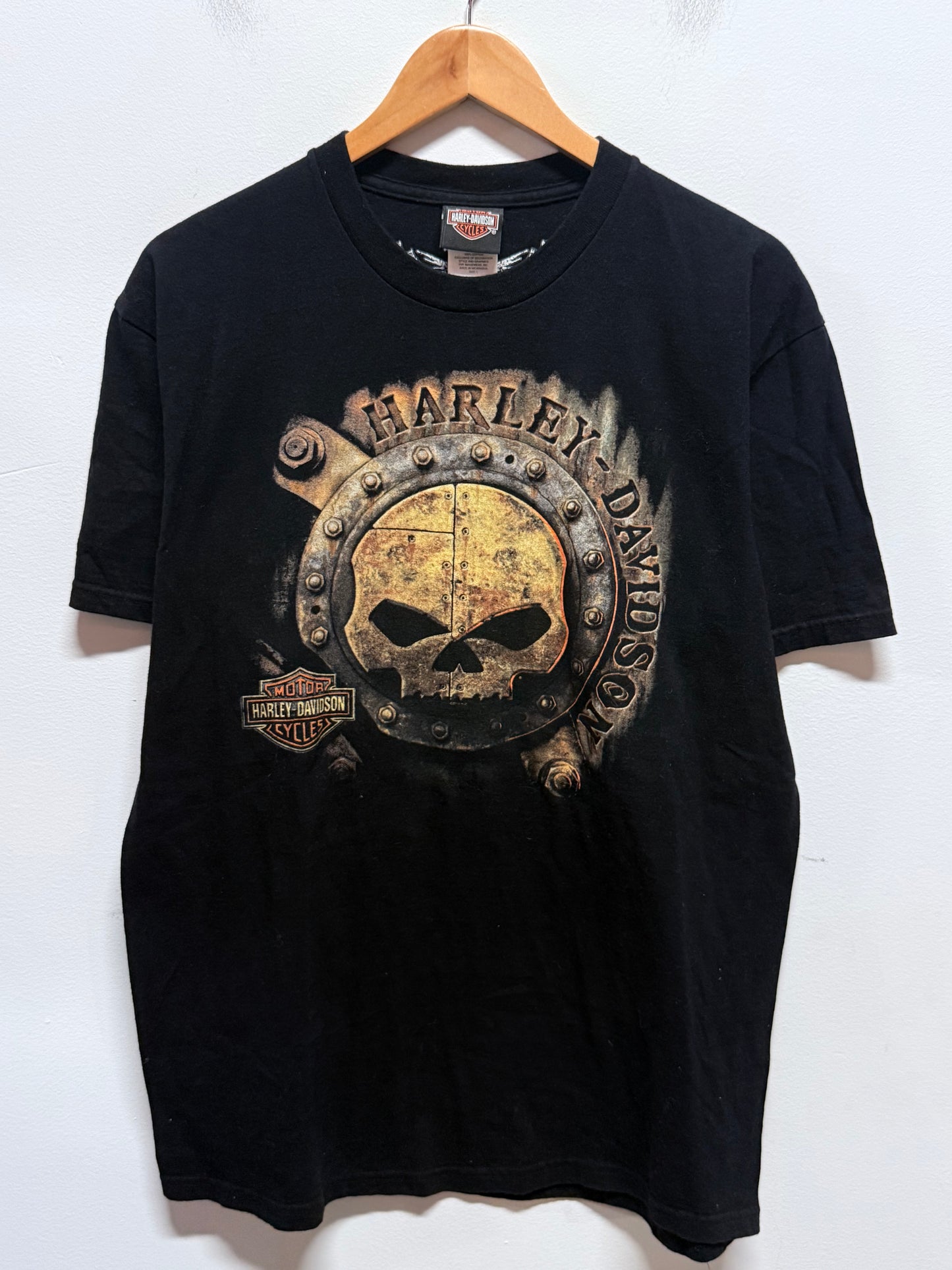 Harley Davidson British Columbia Canada Biker Graphic Tee Size Large