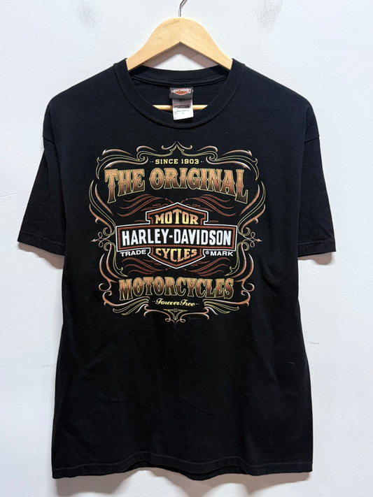 Harley Davidson Timber Wolf Spokane Washington Biker Tee Size Large