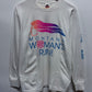 Vintage 1990 Montana Woman's Run Long Sleeve Marathon Shirt Size Large