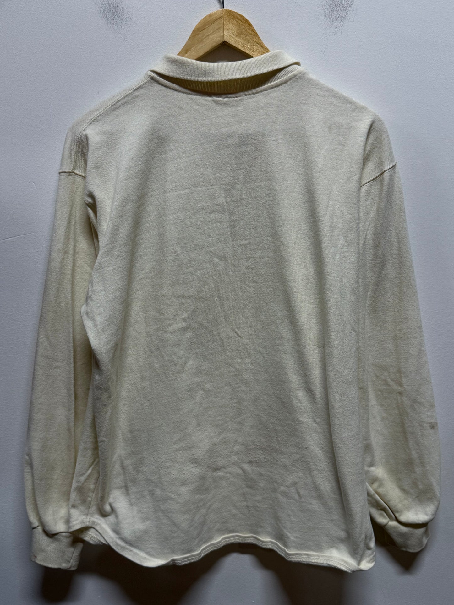 Vintage 1989 LL Bean Serengeti Mount Kilimanjaro Long Sleeve Shirt Size Large