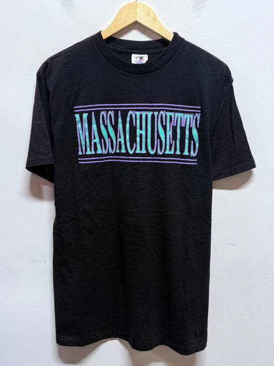 Vintage 90's Massachusetts Destination Graphic Tee Size Large