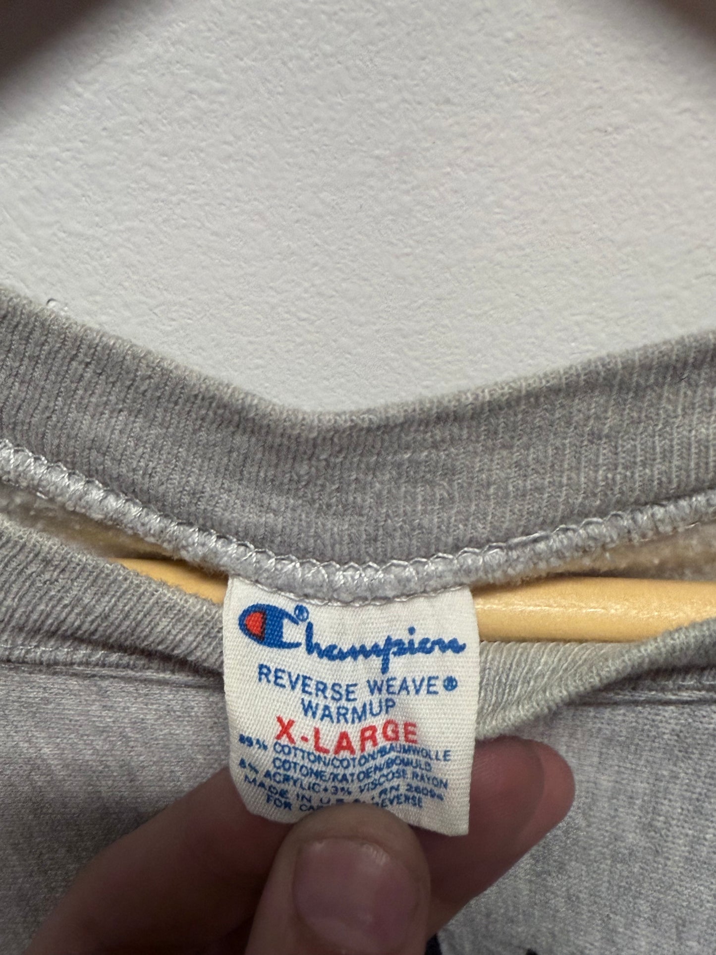 Vintage 1988 Champion Reverse Weave Villanova Made USA Sweater Size XL