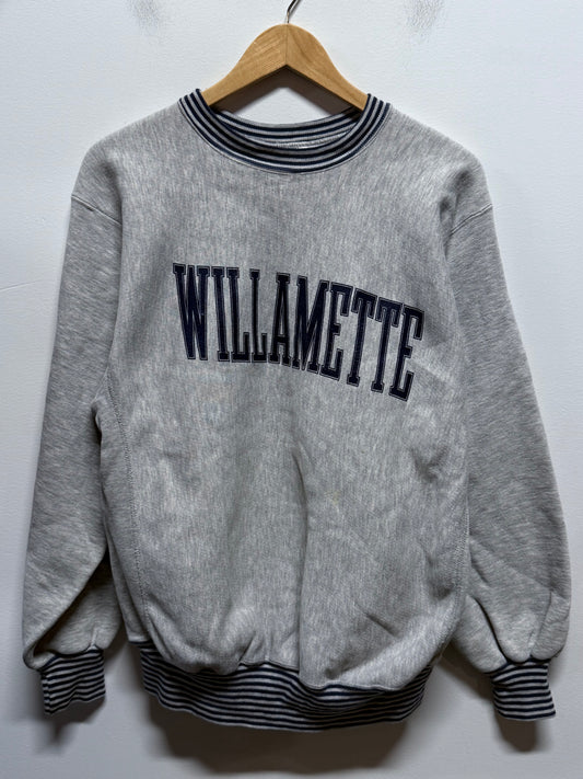 Vintage 80's MVP Pro Weave Willamette Collegiate Sweater Size Large