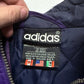 Vintage 90's Adidas Purple Full Zip Windbreaker Jacket Size Large