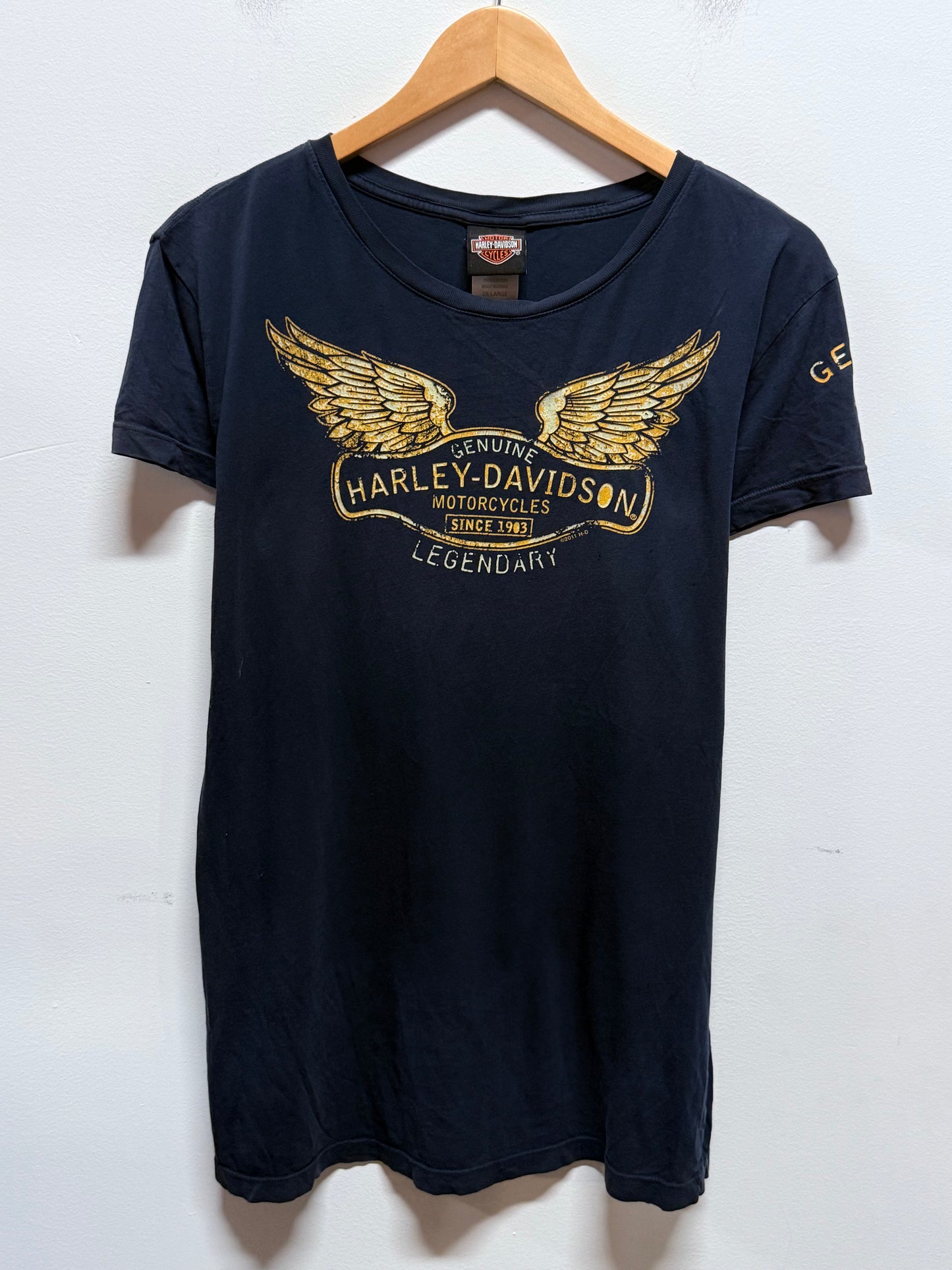 Harley Davidson Women's Highway 101 Oregon Biker Tee Size XXL