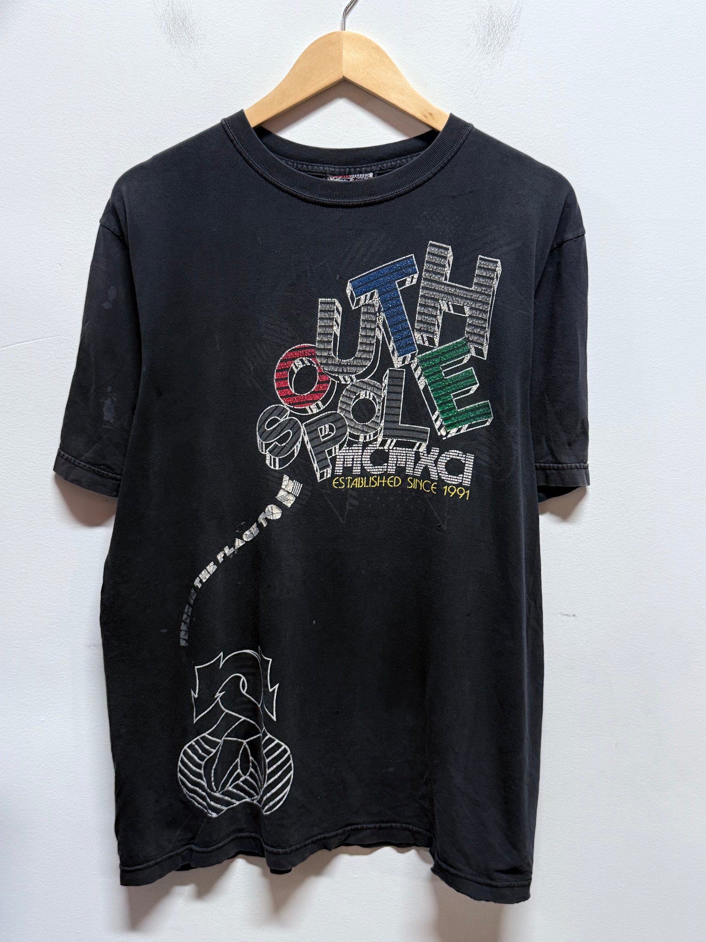 Vintage Y2K South Pole The Place to Be Graphic Tee Size Large