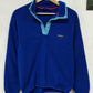 Vintage Women's Patagonia Made in USA Blue Snap T Sweater Size Medium