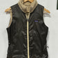 Patagonia Women's Brown Reversible Sherpa Zip Up Vest Size Small