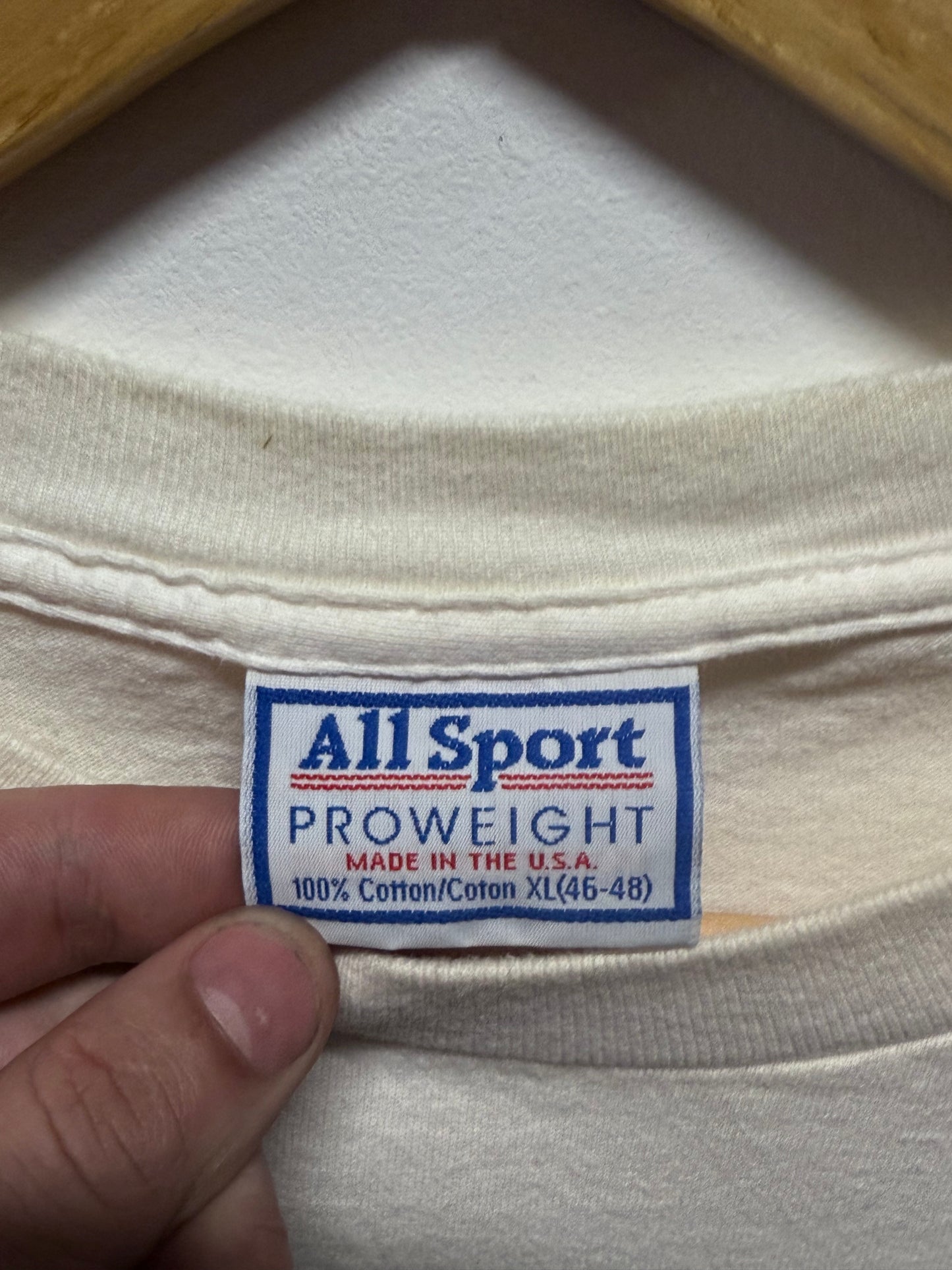 Vintage 1992 Indiana University Hoosiers Sweet 16 Basketball Tee Size XL