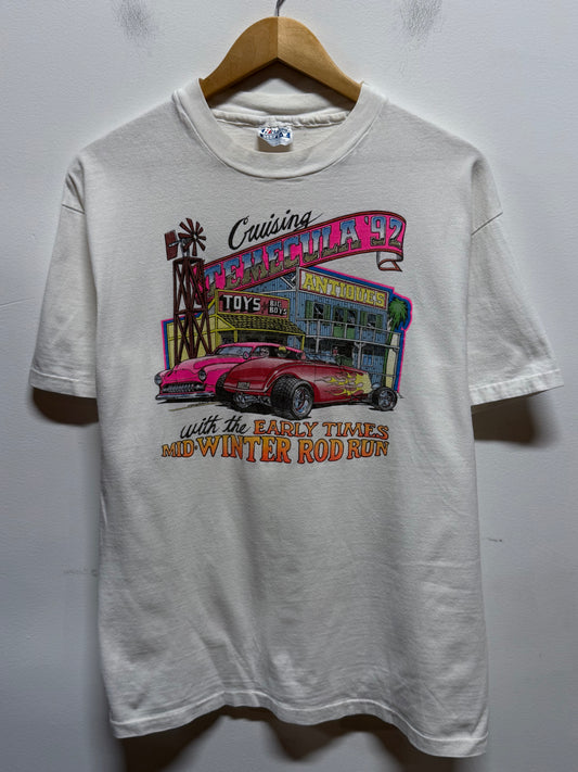 Vintage 1992 Cruising Temecula Classic Car Graphic Tee Size Large