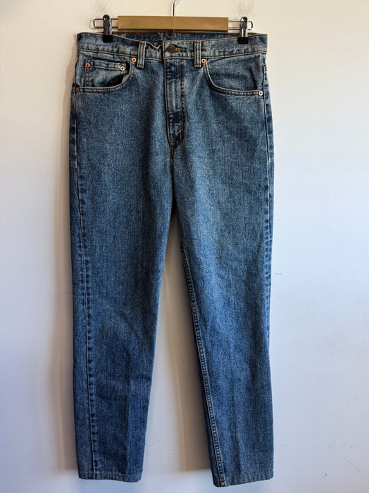 Vintage 90's Levi's 512 Made in USA Denim Jeans Size 32x30