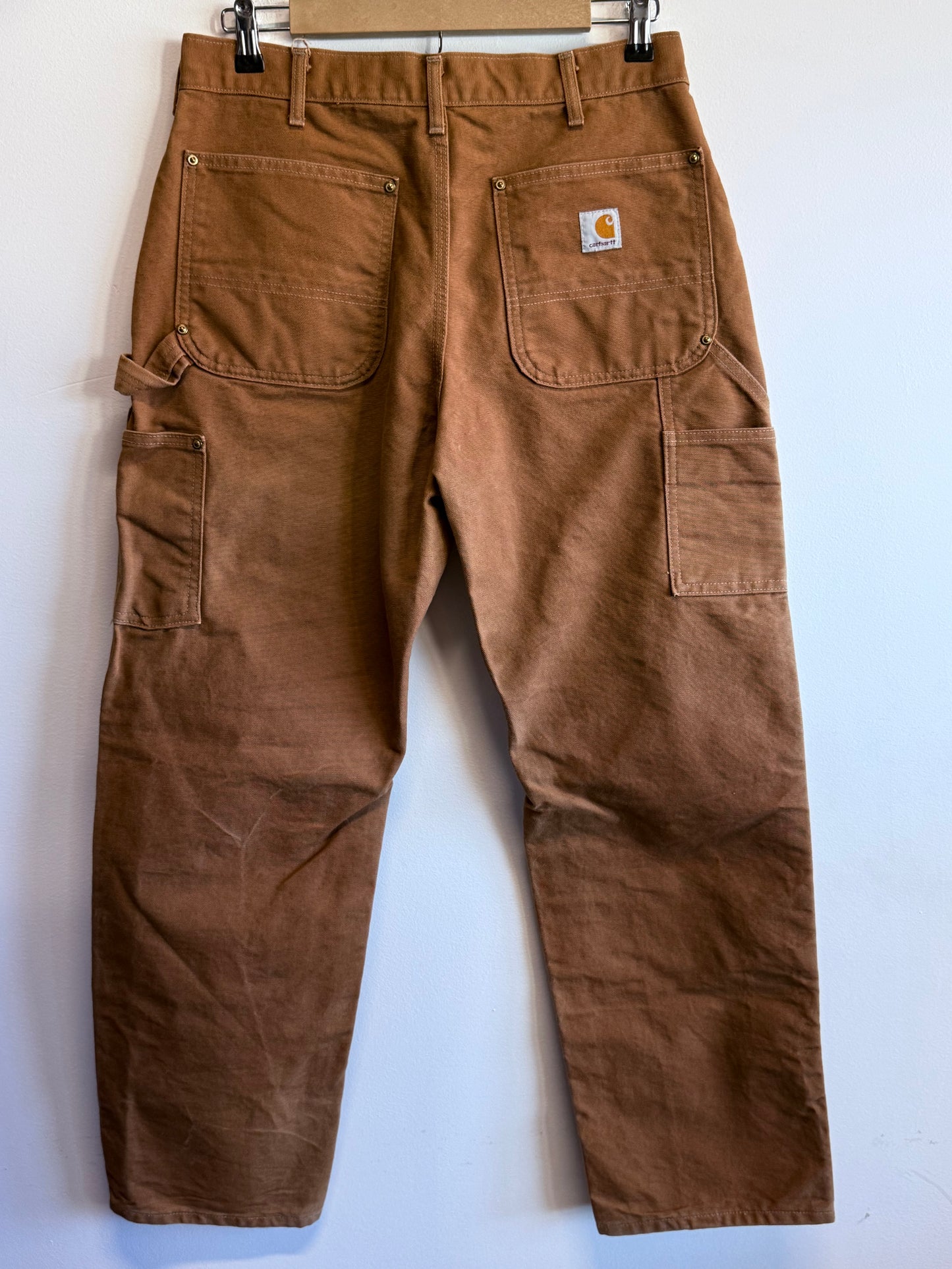 Carhartt Brown Double Knee Carpenter Pants Size 31x29