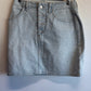 Vintage 90's GUESS Women's Light Wash Denim Mini Skirt Size 27