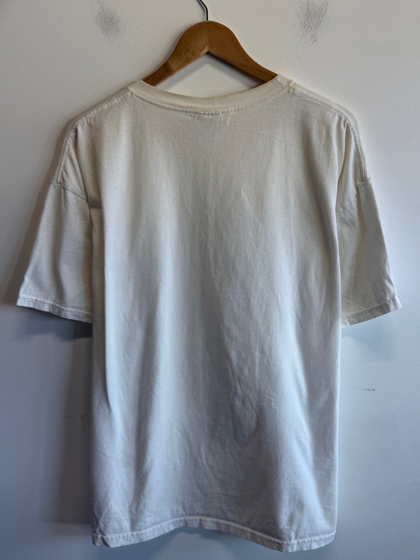 Vintage 2005 Patriots Eagles Superbowl 39 Football Graphic Tee Size XL