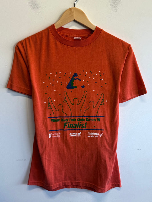 Vintage 80's White River Park State Games Finalist Tee Size Medium