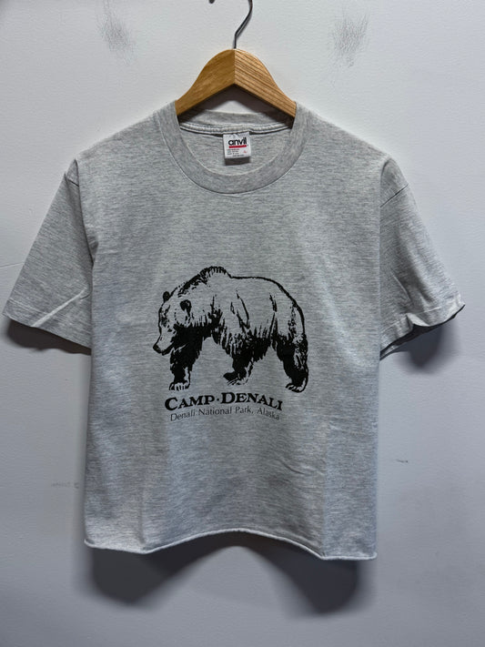 Vintage 90's Camp Denali Alaska Grizzly Bear Nature Tee Size Large