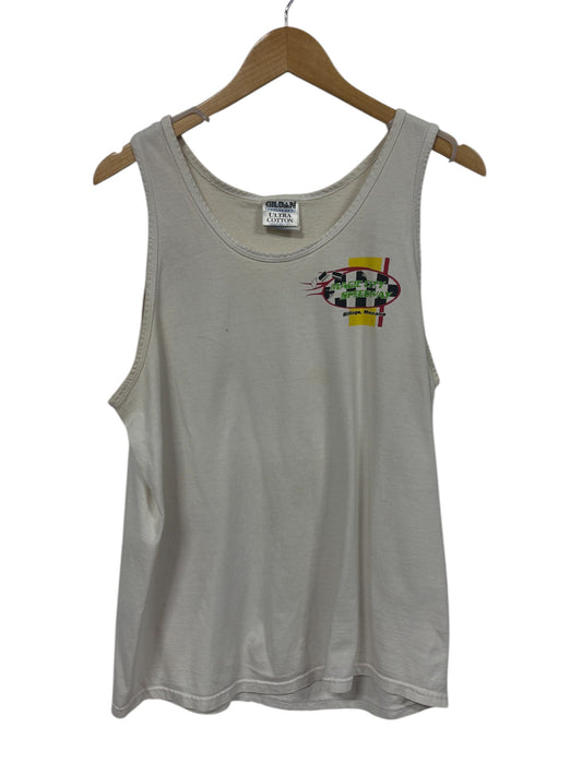 Vintage 90's Billings Montana Magic City Speedway Tank Top Size Large