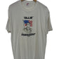 Vintage Ollie For President Oliver North American Flag Graphic Tee Size XL