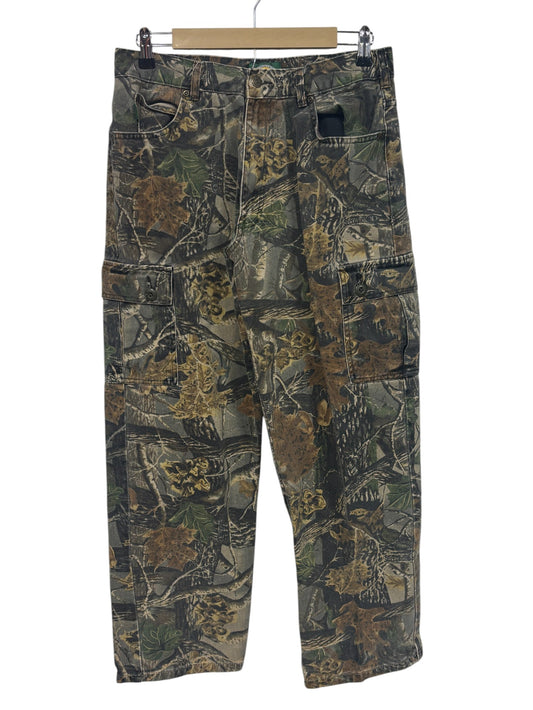 Cabela's Woodland Hunting Camo Cargo Pants Size 34x30