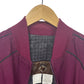 Vintage Walls Blanket Lined Purple Western Zip Up Jacket Size Large
