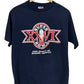 Vintage 1990 Super Bowl XXVI Redskins Bills NFL Graphic Tee Size Large