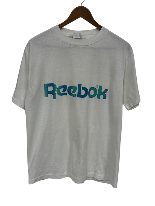 Vintage 90's Reebok Spellout Graphic Tee Size Small