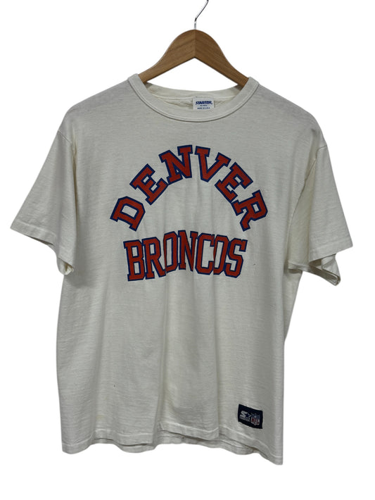 Vintage 90's Starter Denver Broncos NFL Graphic Tee Size Small