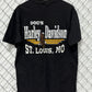 Vintage 1989 Harley Davidson University St Louis Biker Tee Size XL