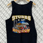 Vintage 1990 Harley Davidson Houston Texas Biker Tank Top Shirt Size XL