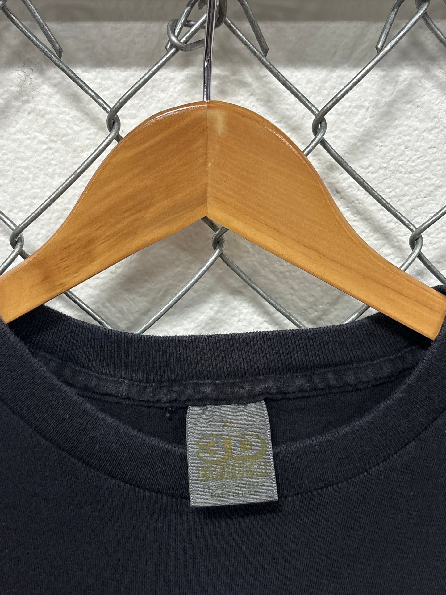Vintage Harley Davidson 3D Emblem Genuine Hawg Biker Pocket Tee Size XL