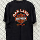 Vintage 80's Harley Davidson Oak Lawn Illinois Biker Pocket Tee Size XL