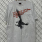 Vintage 90's Harley Davidson Bald Eagle Grey Biker Pocket Tee Size XL