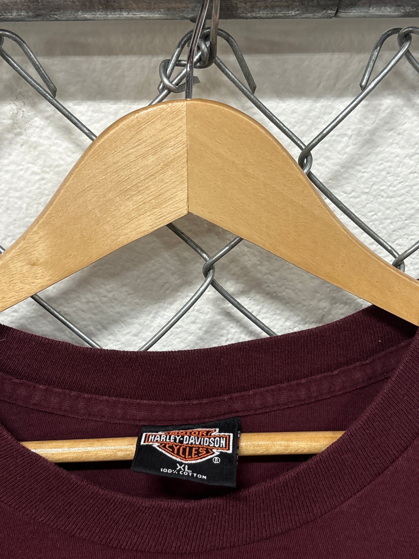 Vintage 1997 Harley Davidson Freedom Rides On It's Wings Tee Size XL