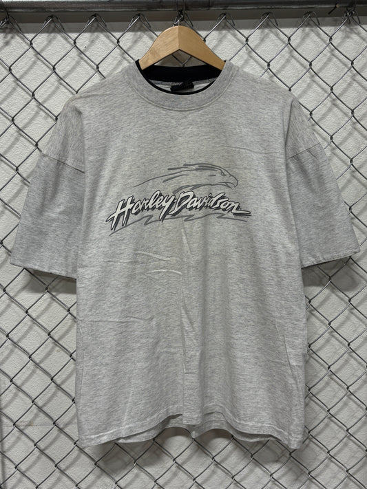 Vintage 90's Harley Davidson Outpost Pueblo Colorado Tee Size XL