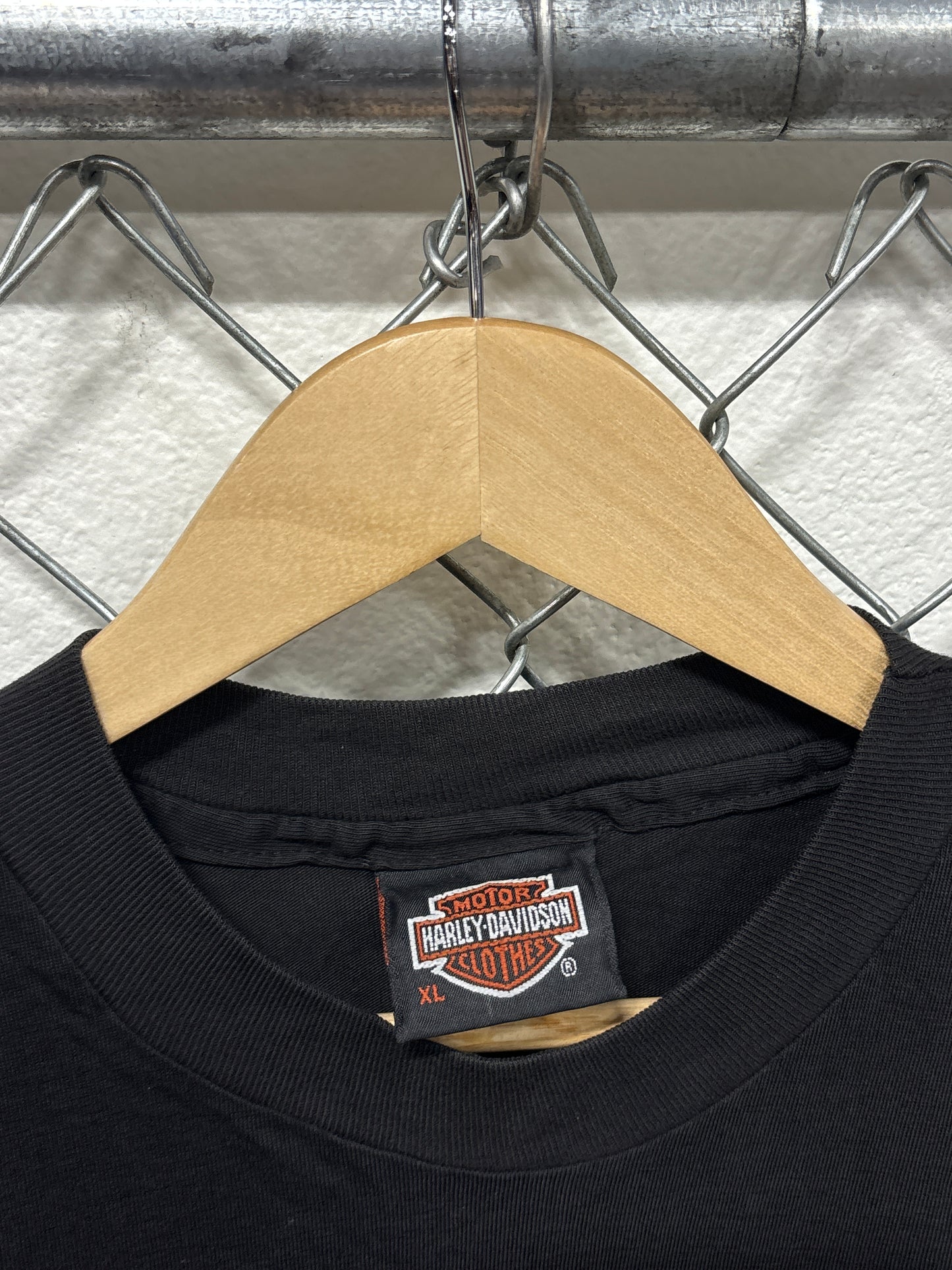 Vintage 1991 Harley Davidson Runnin With the Pack Biker Tee Size XL