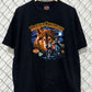 Vintage 1989 Harley Davidson The Lone Wolf Biker Graphic Tee Size XL